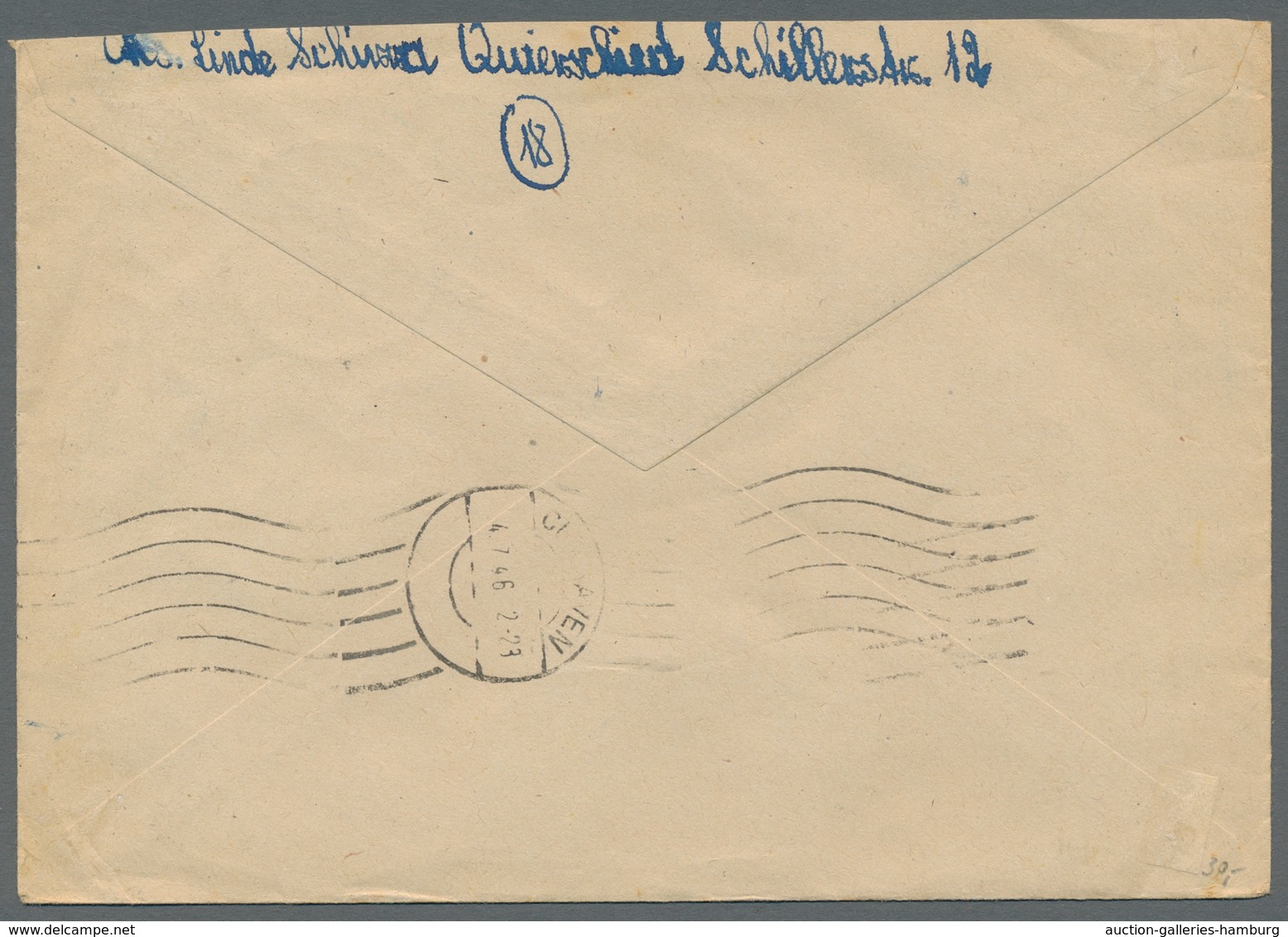 Saarland und OPD Saarbrücken: 1945-1958, Bestand von 30 meist markenlosen Belegen. Besonders zu erwä