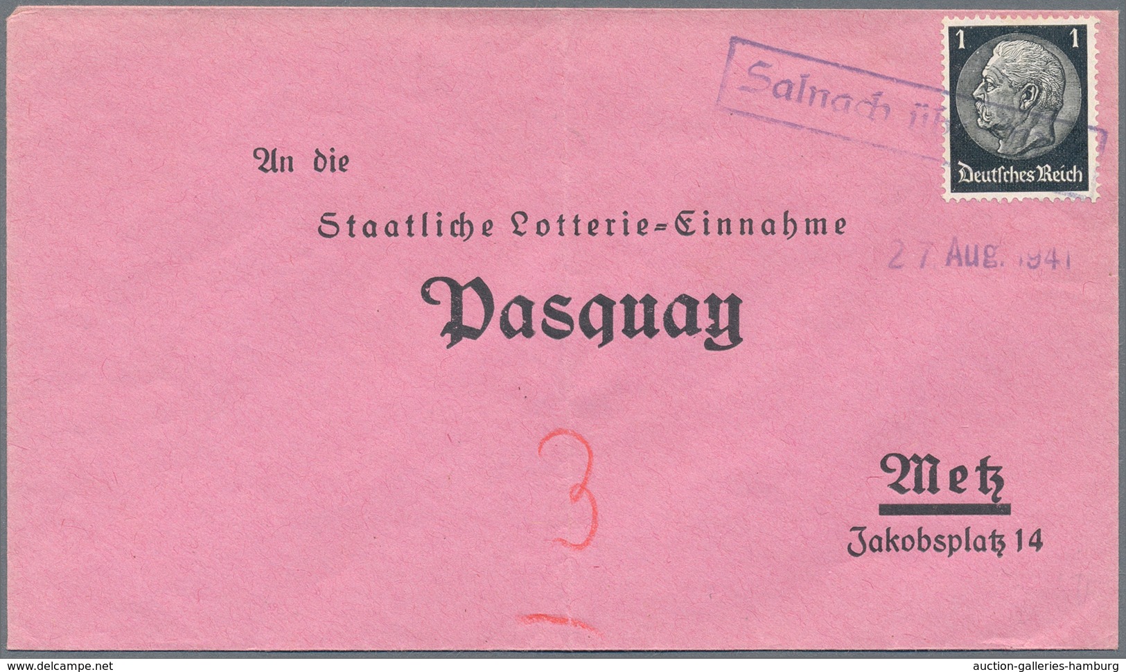 Dt. Besetzung II WK - Lothringen: 1940/1941, Interessantes Lot Von 125 Belegen Der Frühen Besetzungs - Besetzungen 1938-45