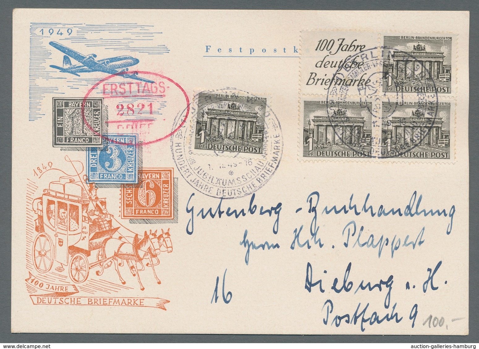 Bundesrepublik Und Berlin: 1949-2001, Sammlung Von Weit über 2.200 FDC In 14 Alben Mit U.a. Blocks, - Colecciones