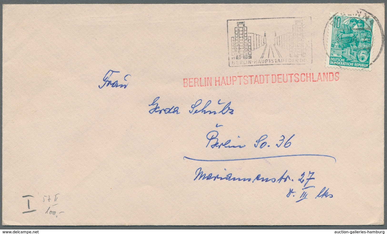Bundesrepublik Und Berlin - Postkrieg: 1951-1971, Postkrieg Partie Von 25 Briefen Und Postkarten Mit - Otros & Sin Clasificación