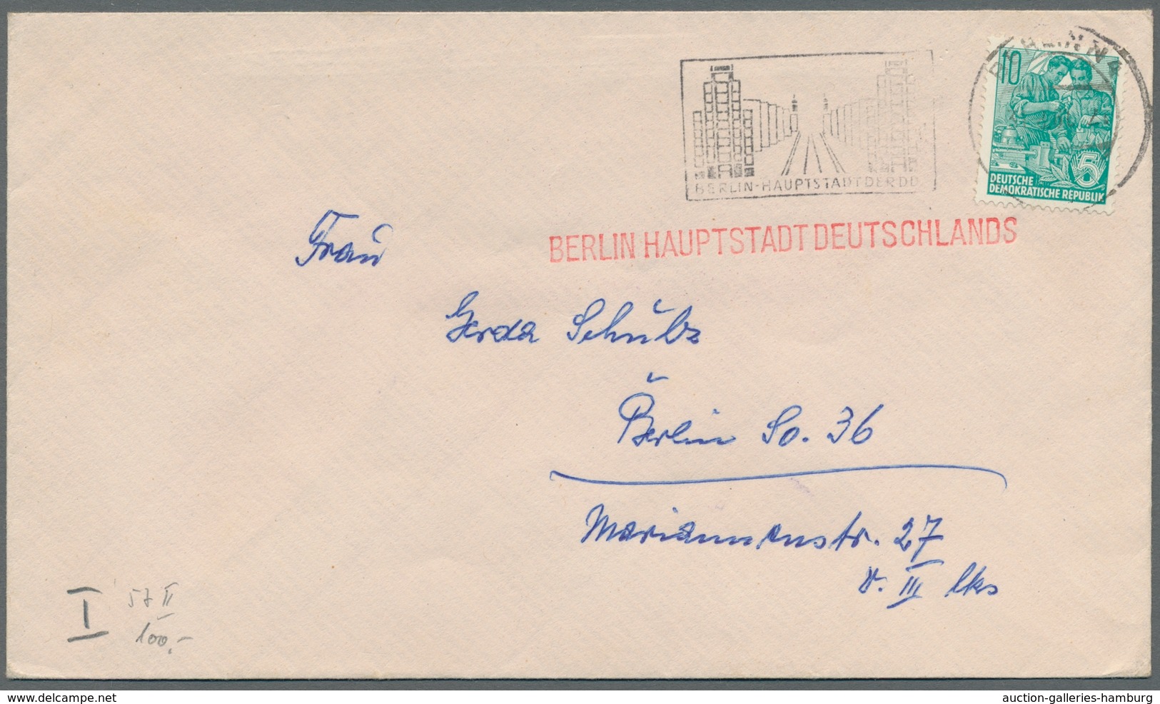 Bundesrepublik Und Berlin - Postkrieg: 1951-1971, Postkrieg Partie Von 25 Briefen Und Postkarten Mit - Sonstige & Ohne Zuordnung