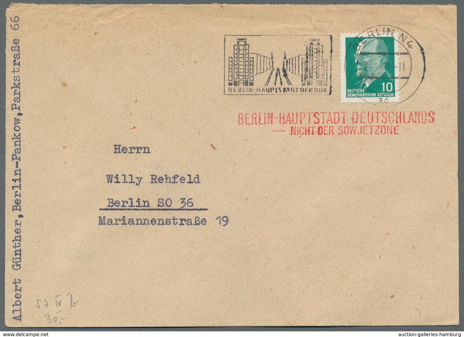 Bundesrepublik Und Berlin - Postkrieg: 1951-1971, Postkrieg Partie Von 25 Briefen Und Postkarten Mit - Sonstige & Ohne Zuordnung
