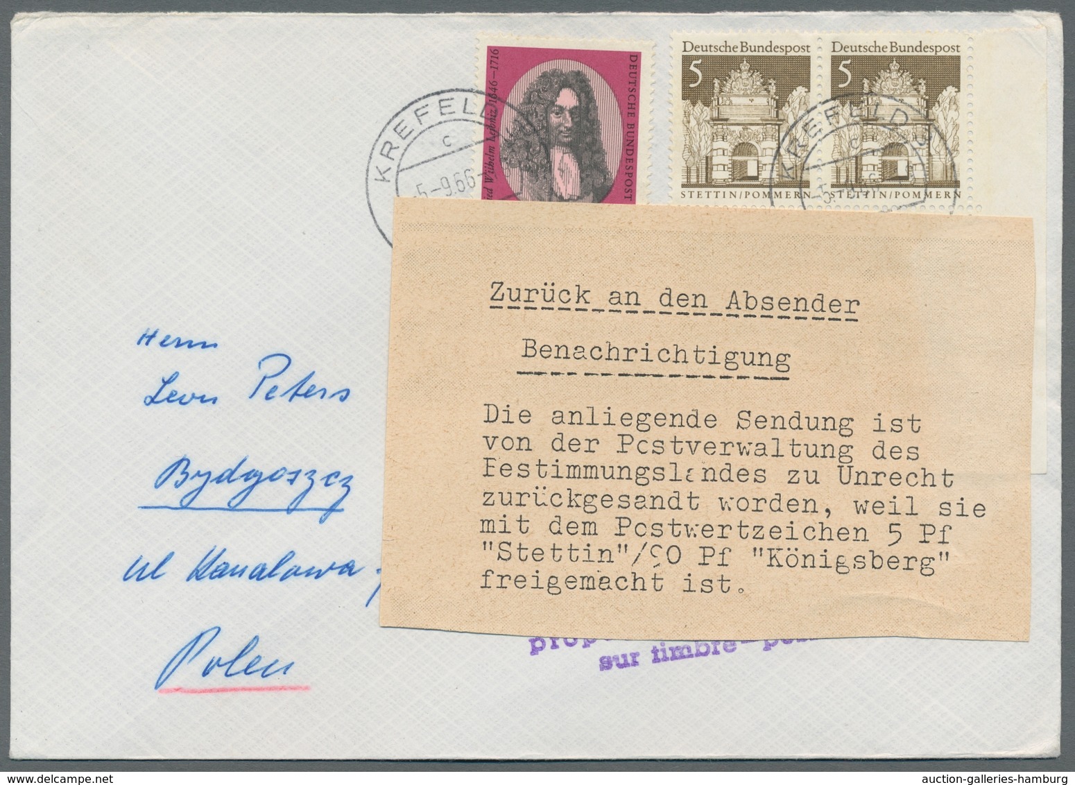 Bundesrepublik Und Berlin - Postkrieg: 1951-1971, Postkrieg Partie Von 25 Briefen Und Postkarten Mit - Other & Unclassified