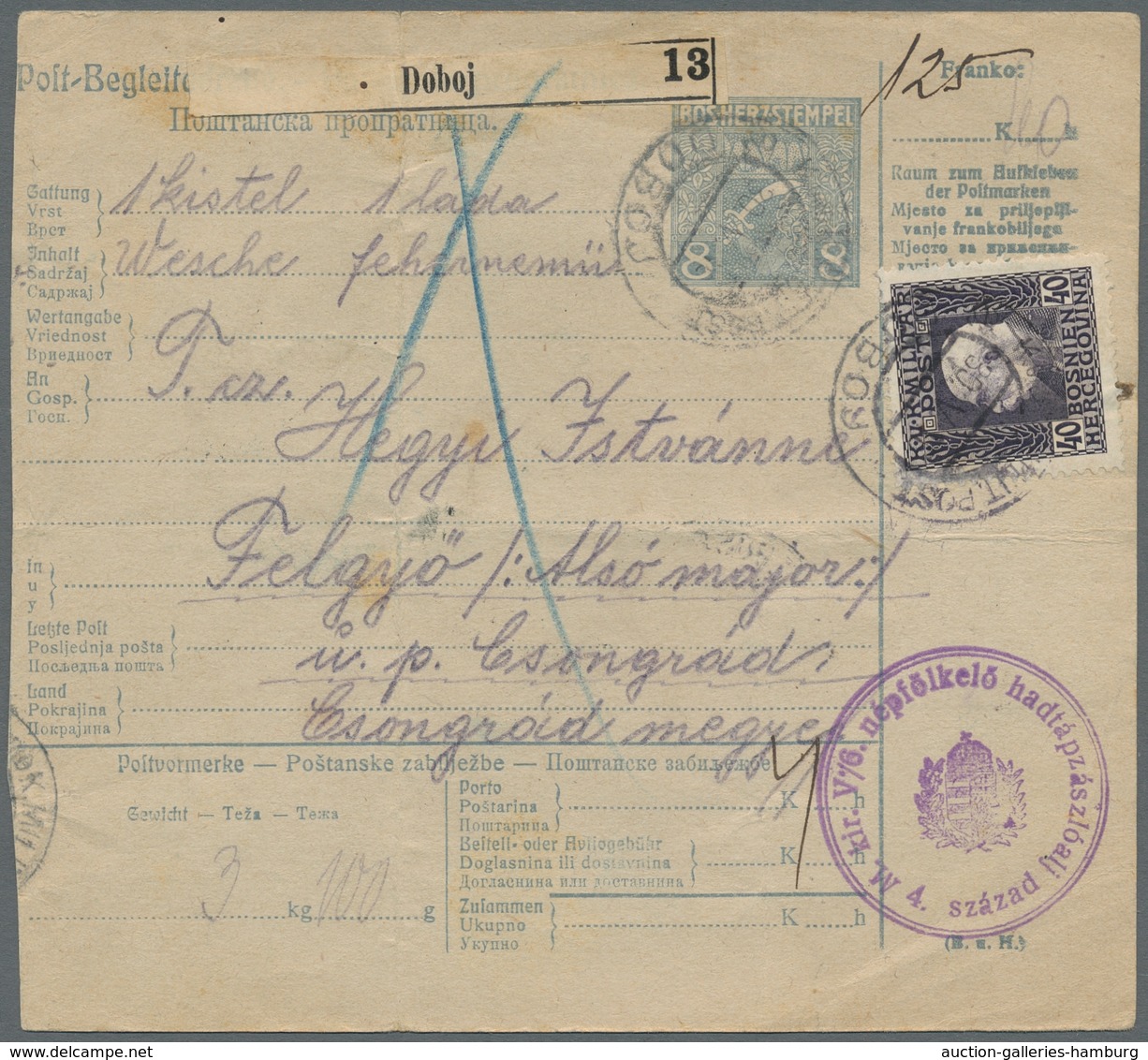 Bosnien Und Herzegowina (Österreich 1879/1918): 1894-1918, High-quality Collection Of Postage Due St - Bosnië En Herzegovina