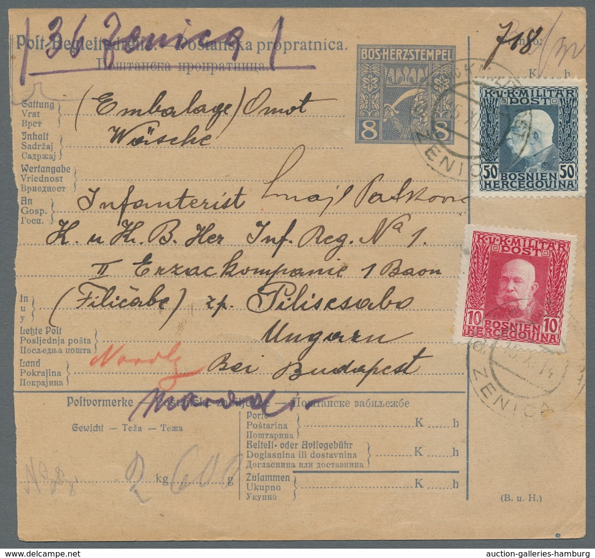 Bosnien Und Herzegowina (Österreich 1879/1918): 1894-1918, High-quality Collection Of Postage Due St - Bosnien-Herzegowina