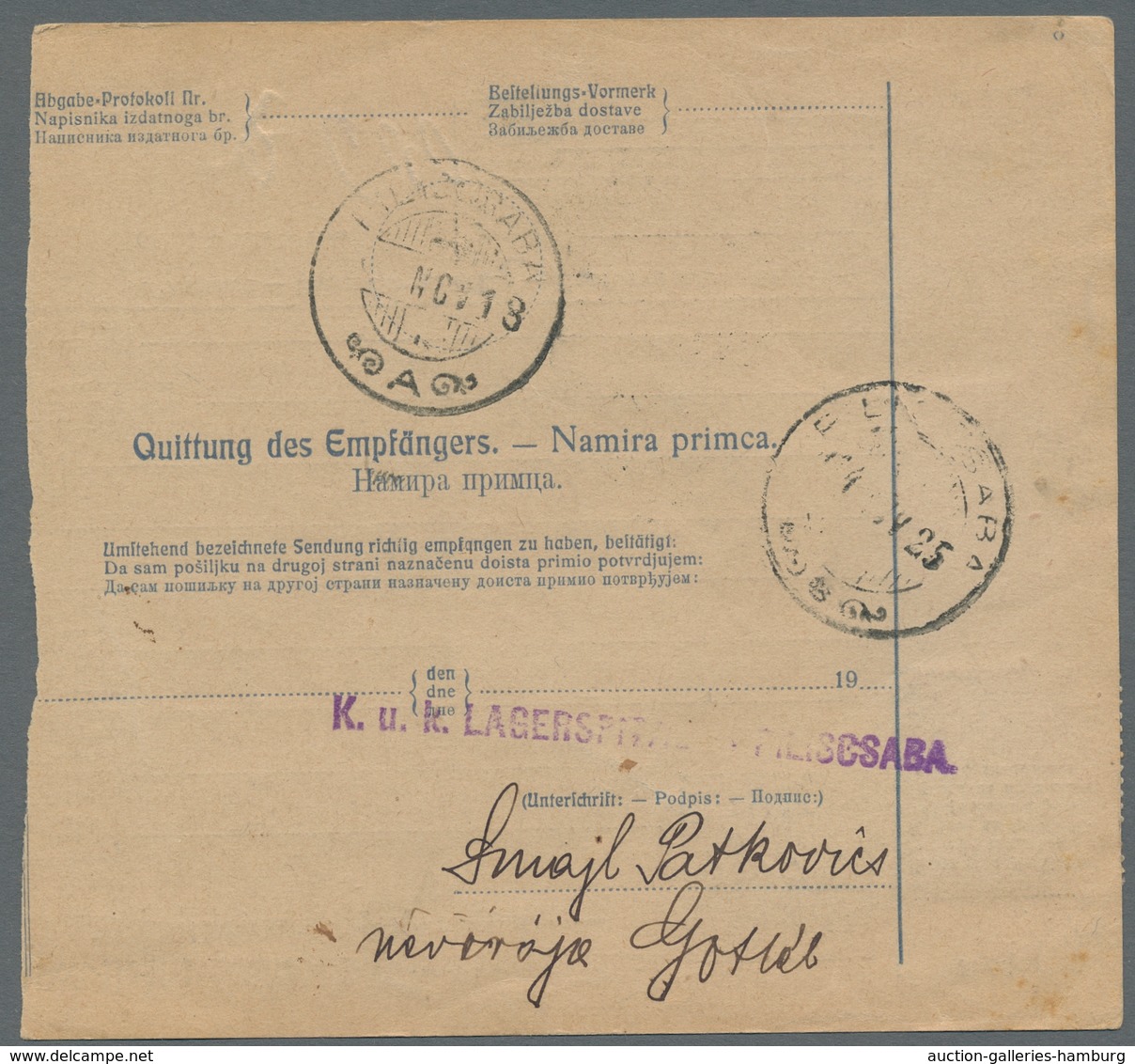 Bosnien und Herzegowina (Österreich 1879/1918): 1894-1918, high-quality collection of postage due st