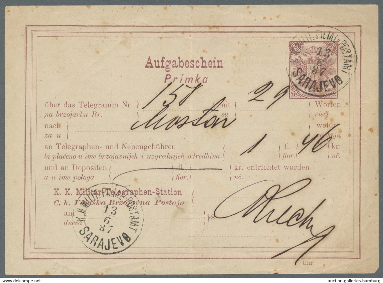 Bosnien und Herzegowina (Österreich 1879/1918): 1894-1918, high-quality collection of postage due st