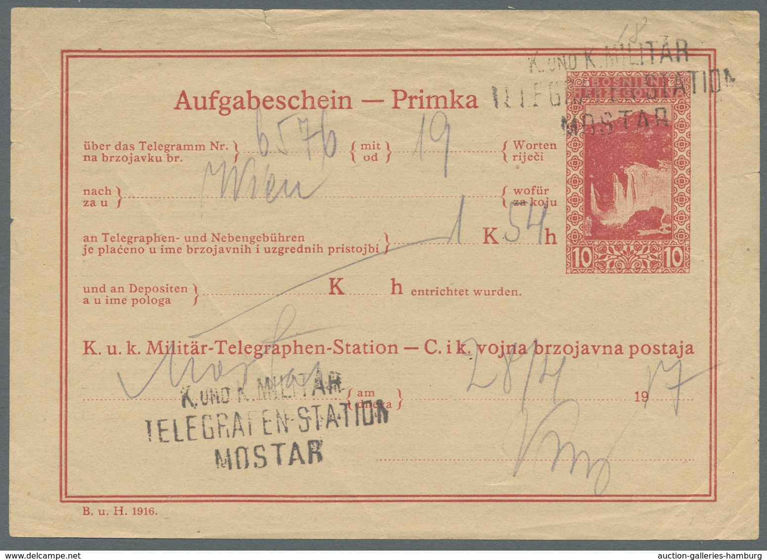 Bosnien und Herzegowina (Österreich 1879/1918): 1894-1918, high-quality collection of postage due st