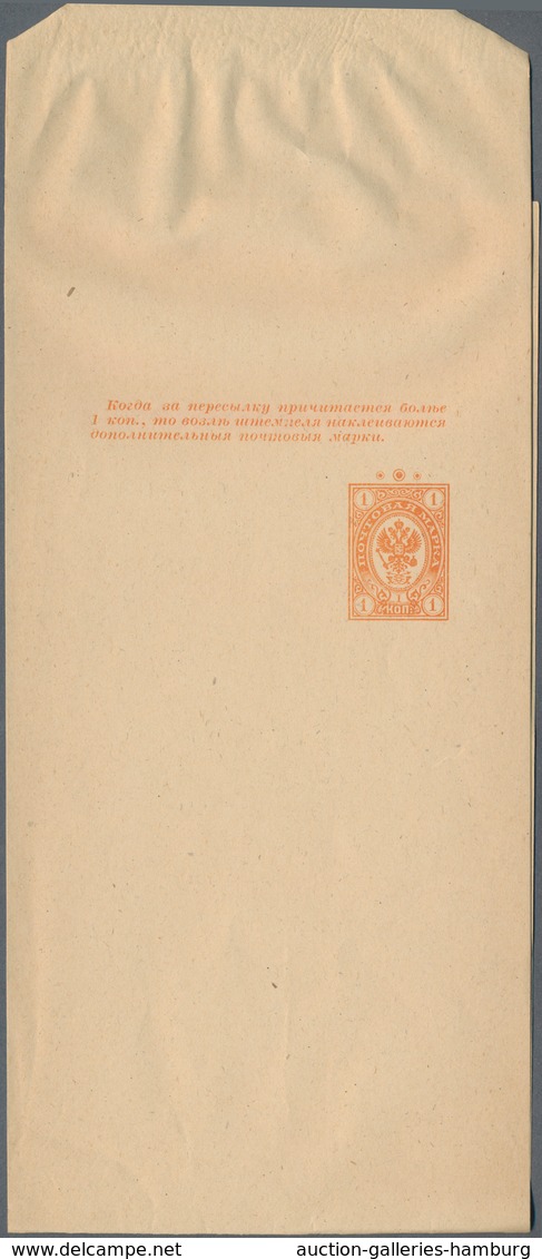 Finnland - Ganzsachen: 1891/1911, lot of approx. 89 stationaries with the imprinted stamps in Russia