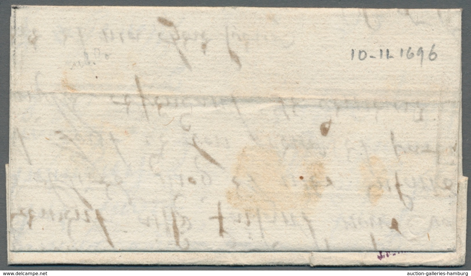Frankreich - Vorphilatelie: 1696-1860, Interessante Sammlung Von Etwa 110 Vorphilabriefen In Einem A - 1701-1800: Voorlopers XVIII