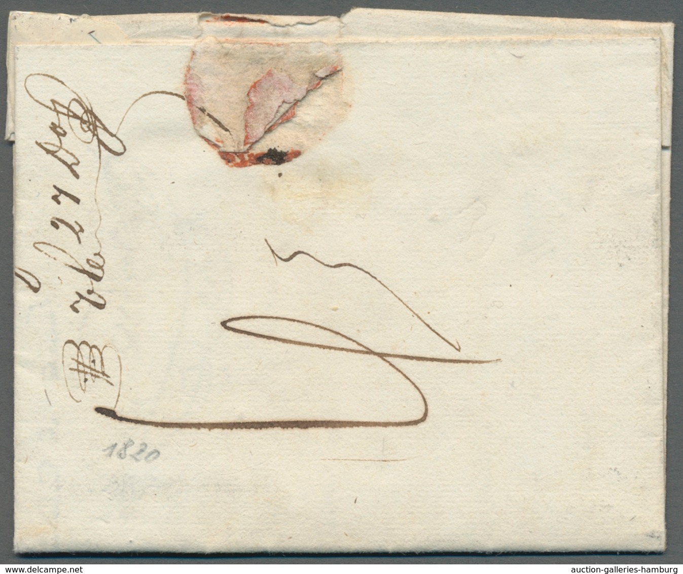Frankreich - Vorphilatelie: 1696-1860, interessante Sammlung von etwa 110 Vorphilabriefen in einem A