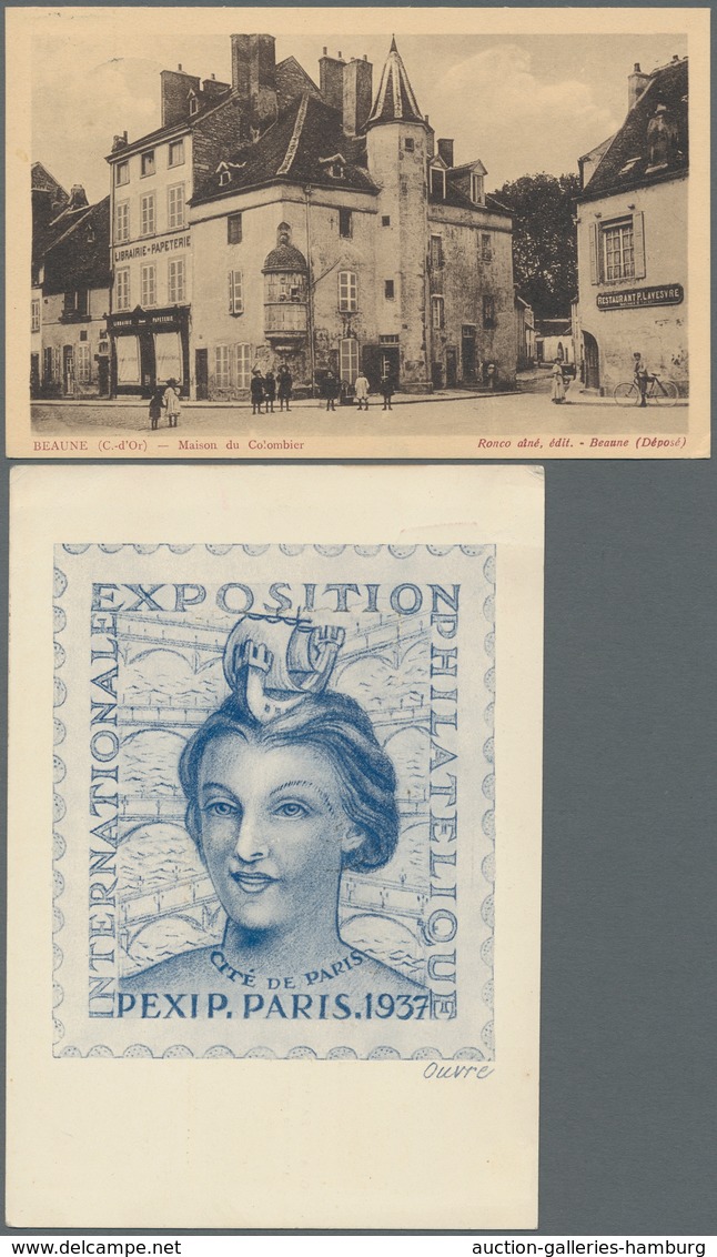 Frankreich: 1925-1947, Partie Von 28 Belegen Mit Stempeln Von Verschiedenen Briefmarkenausstellungen - Sonstige & Ohne Zuordnung