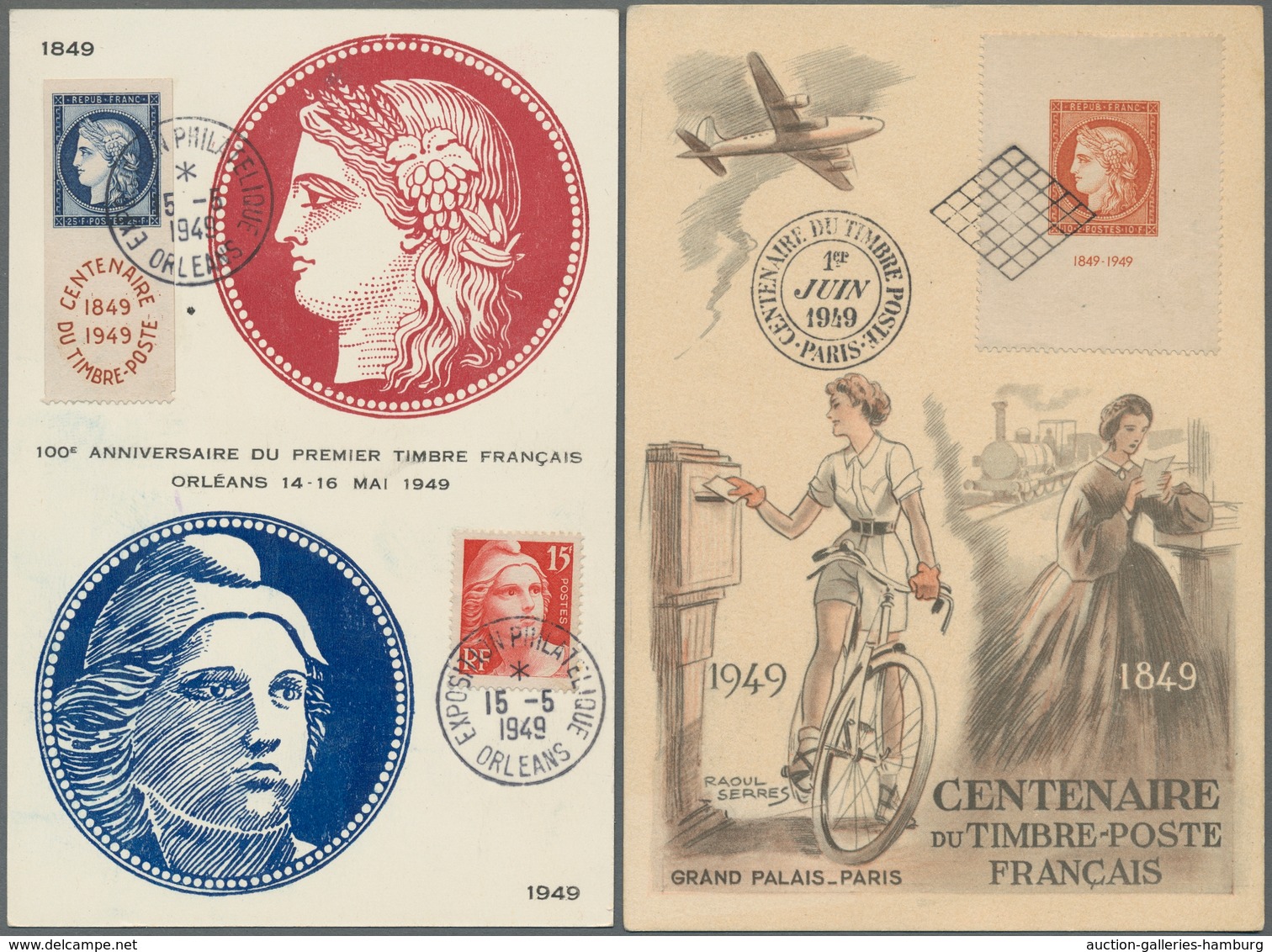 Frankreich: 1939-2005, Sammlung Von 110 FDC Und Maximumkarten In Einem Album Mit U.a. Einigen Besser - Otros & Sin Clasificación