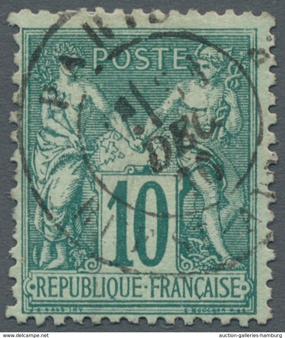 Frankreich: 1849-1974, reichhaltige und fast komplette, anfänglich gestempelte Sammlung im "Borek"-V
