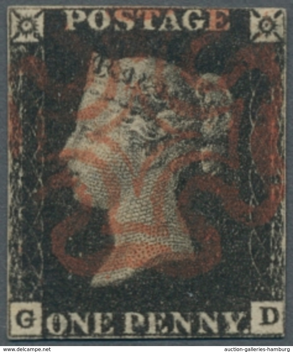 Großbritannien: 1840-1900 (approx.), high-quality, specialized collection Old Britain starting from