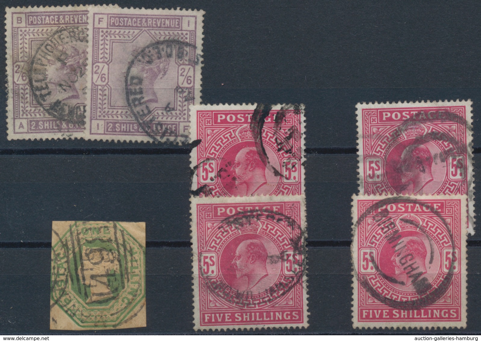 Großbritannien: 1850/1910 (ca.), Used And Mint Accumulation On Stockcards With Plenty Of Material, B - Lettres & Documents