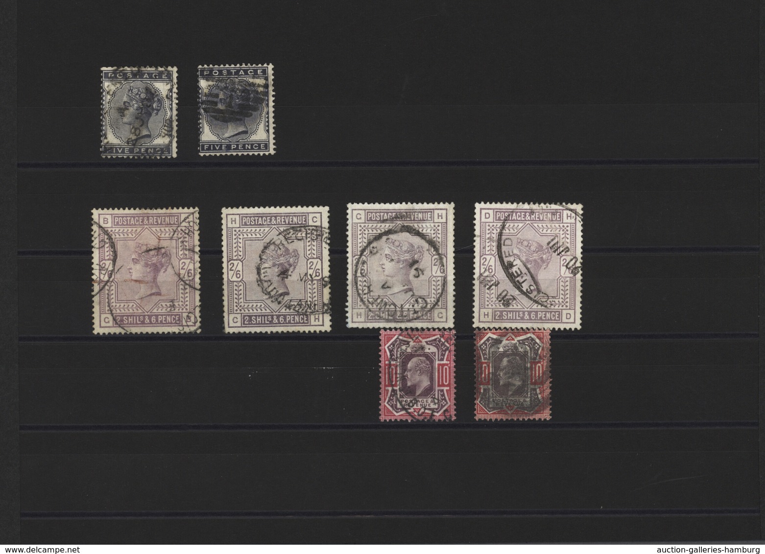 Großbritannien: 1841/1910 (ca.), Used And Mint Accumulation On Stockcards With Plenty Of Material, B - Briefe U. Dokumente