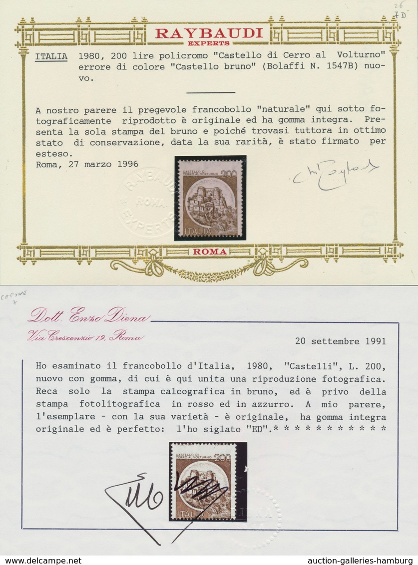 Italien: 1852-1980, Stock of classic issues Italy States to modern issues with scarce varieties, min