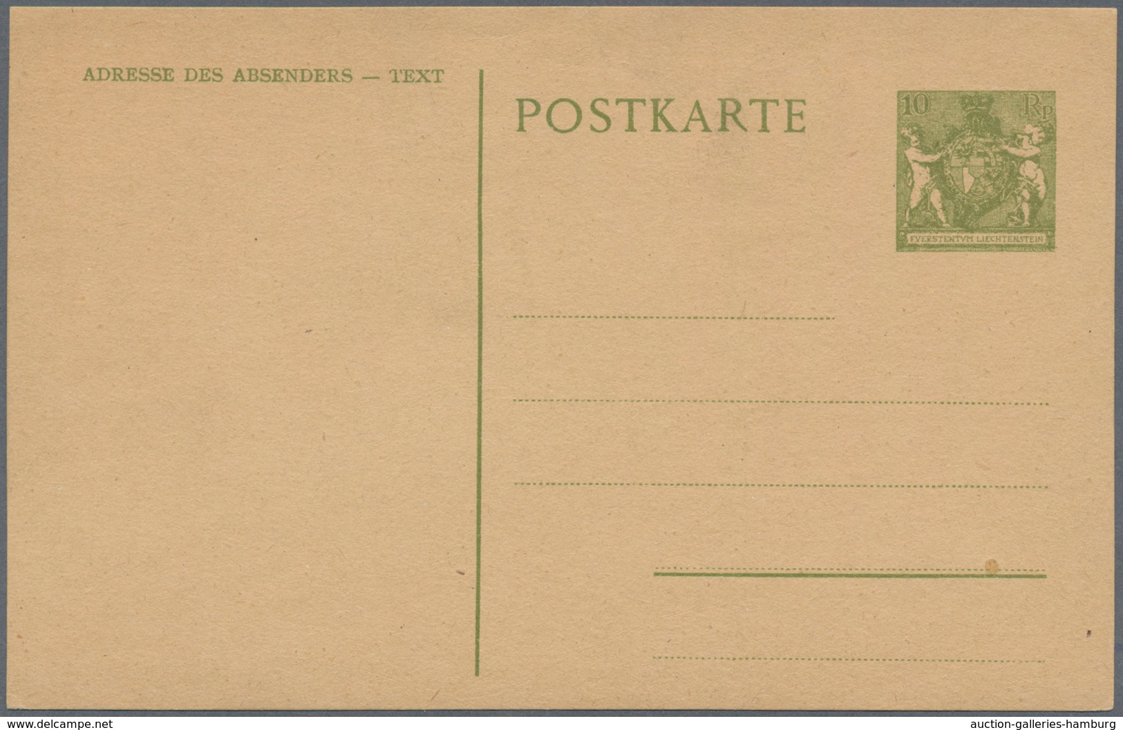 Liechtenstein - Ganzsachen: 1921/1970 (ca.), Schöne Partie Von Ca. 150 Ganzsachenkarten, Dabei Frühe - Entiers Postaux