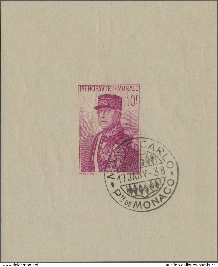 Monaco: 1885/1941, Comprehensive Used And Mint Accumulation On Stockcards, Well Sorted Throughout In - Other & Unclassified