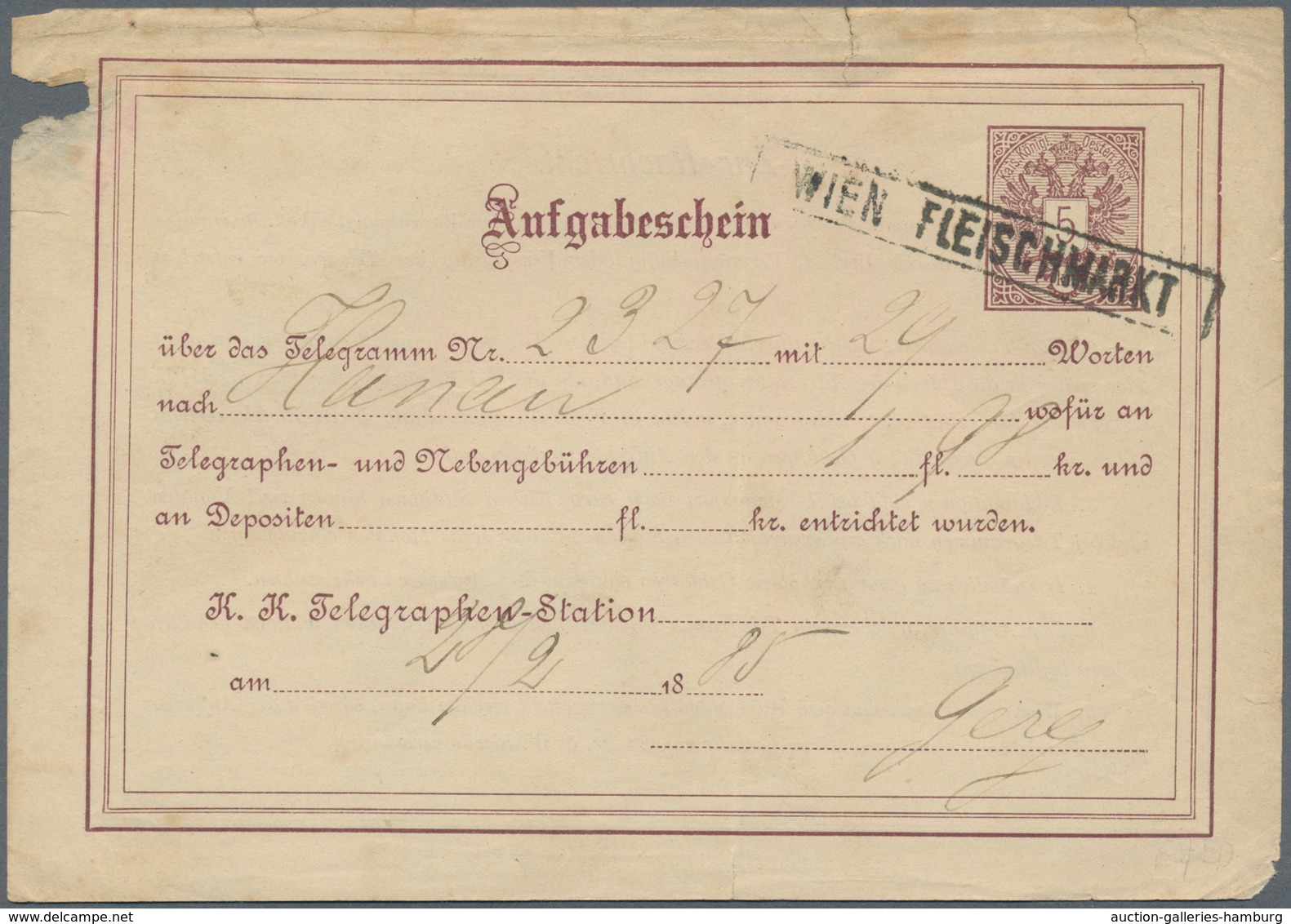 Österreich: 1830/1920 (ca.), Partie von ca. 56 Belegen, dabei etliche markenlose Briefe/Postscheine