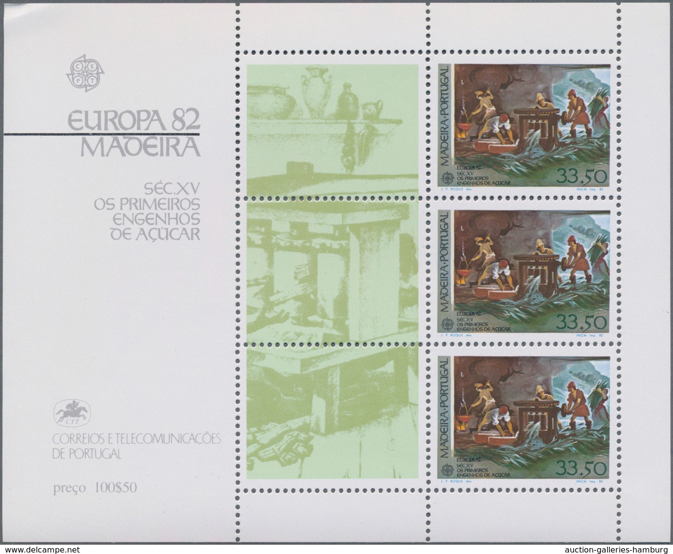 Portugal: 1980/1985, Stock Of Souvenir Sheets And Sheetlets (of The "azujelo" Issues), Mint Never Hi - Otros & Sin Clasificación