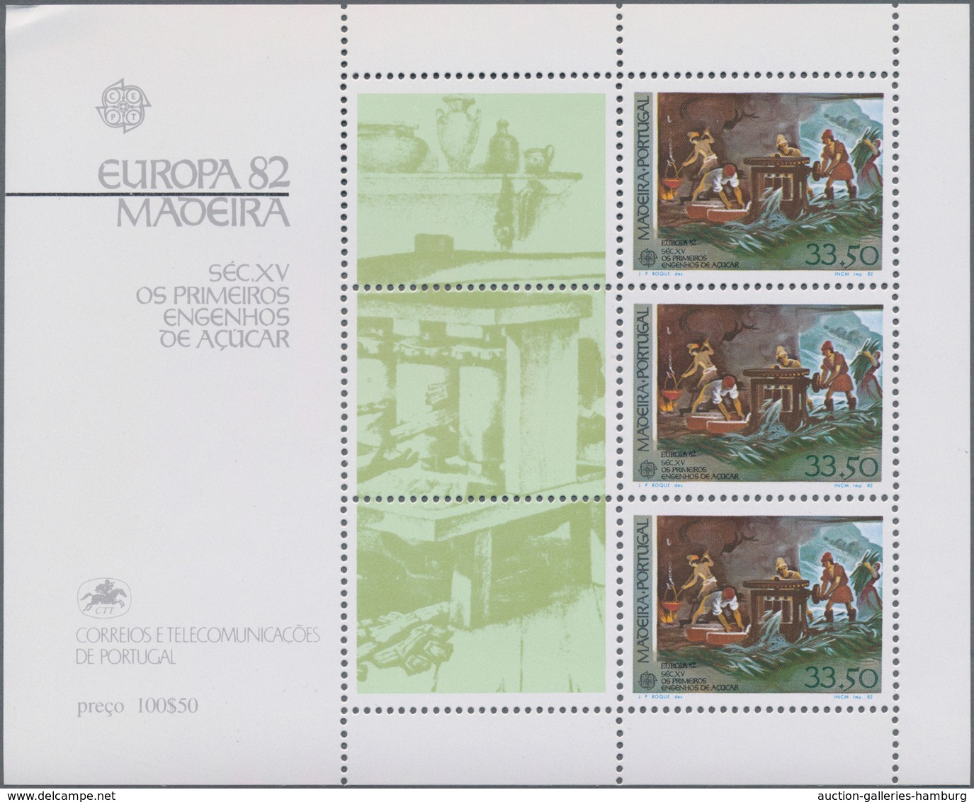 Portugal: 1980/1985, Stock Of Souvenir Sheets And Sheetlets (of The "azujelo" Issues), Mint Never Hi - Andere & Zonder Classificatie