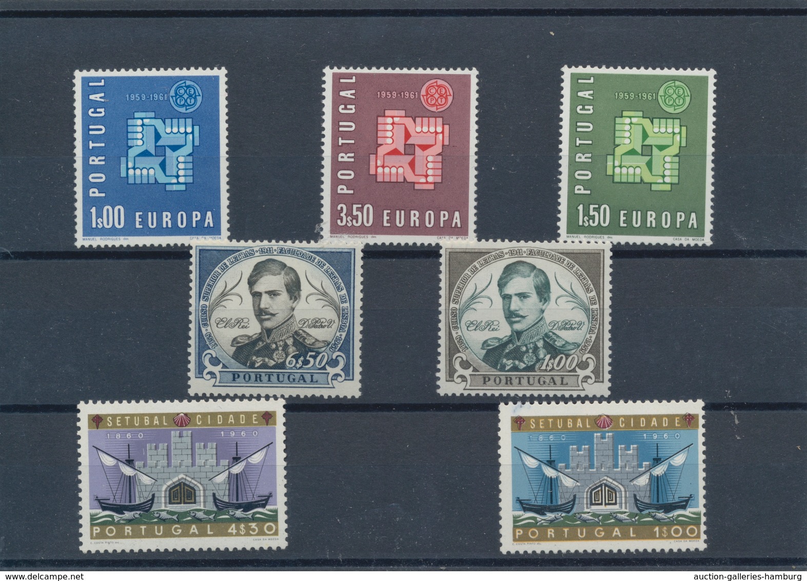 Portugal: 1961, Sets MNH Per 300. Every Year Set Is Separately Sorted On Small Stockcards. We Could - Sonstige & Ohne Zuordnung