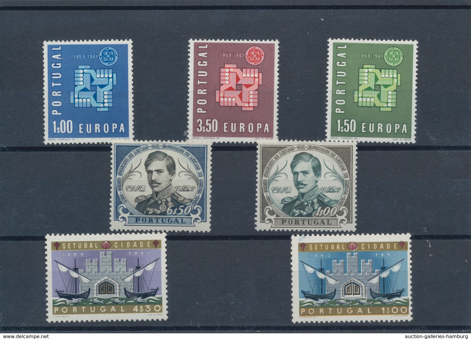 Portugal: 1961, Sets MNH Per 300. Every Year Set Is Separately Sorted On Small Stockcards. We Could - Autres & Non Classés