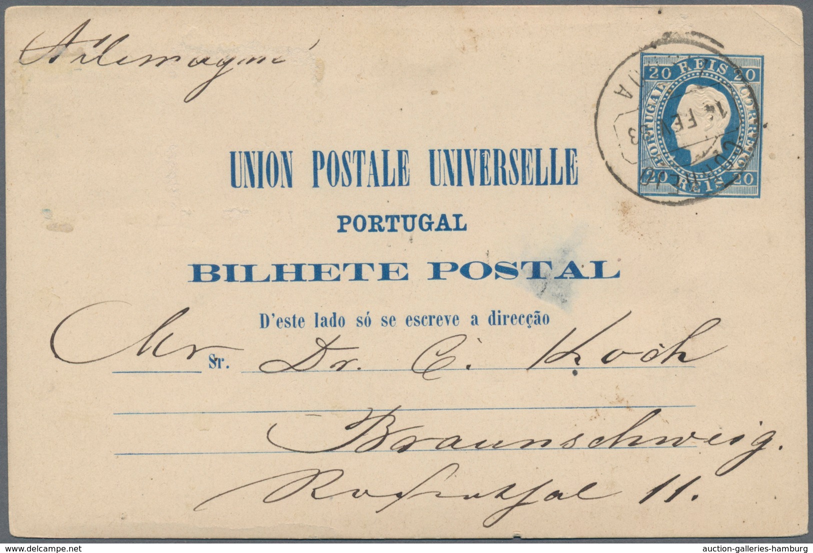 Portugal - Ganzsachen: 1885/1915 (ca.), Compilation Of More Than 100 Used And Unused Stationery Card - Ganzsachen