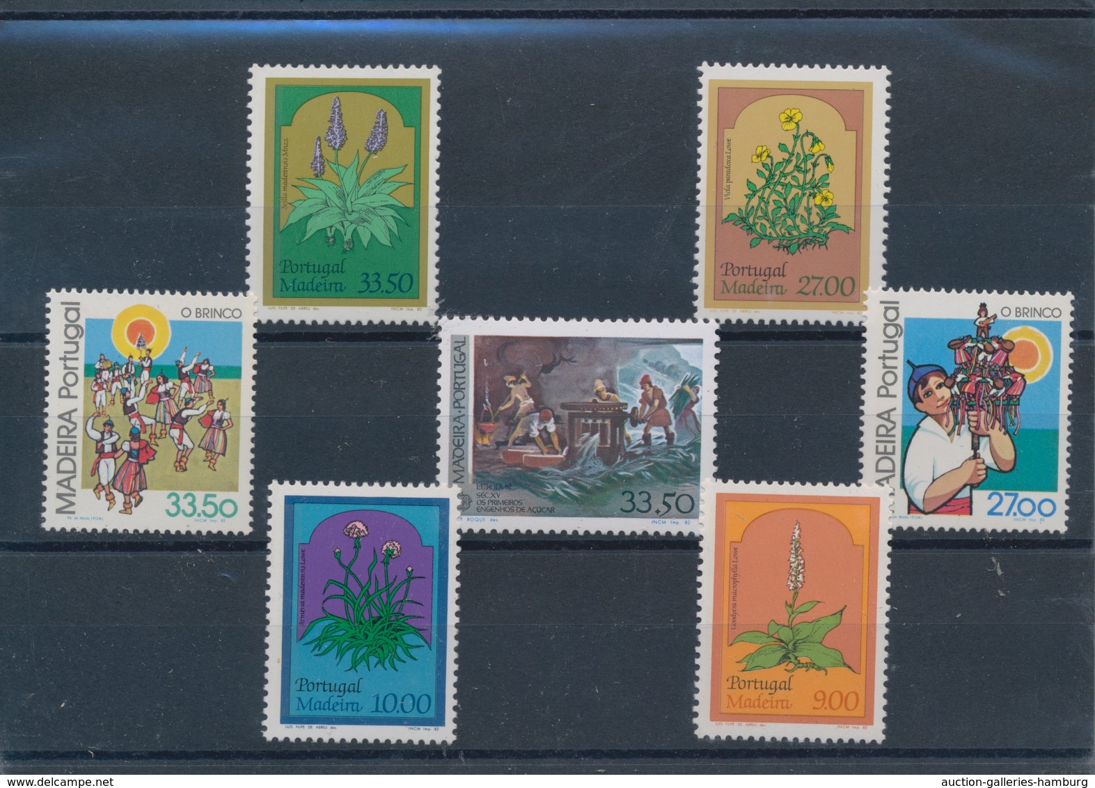 Portugal - Madeira: 1982, Sets MNH Without The Souvenir Sheet Per 700. Every Year Set Is Separately - Madère