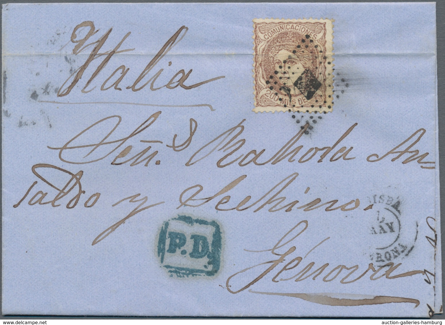 Spanien: 1868/1975 (ca.), Sophisticated Lot Of Ca. 110 Covers Sent From Different Spanish Locations, - Covers & Documents