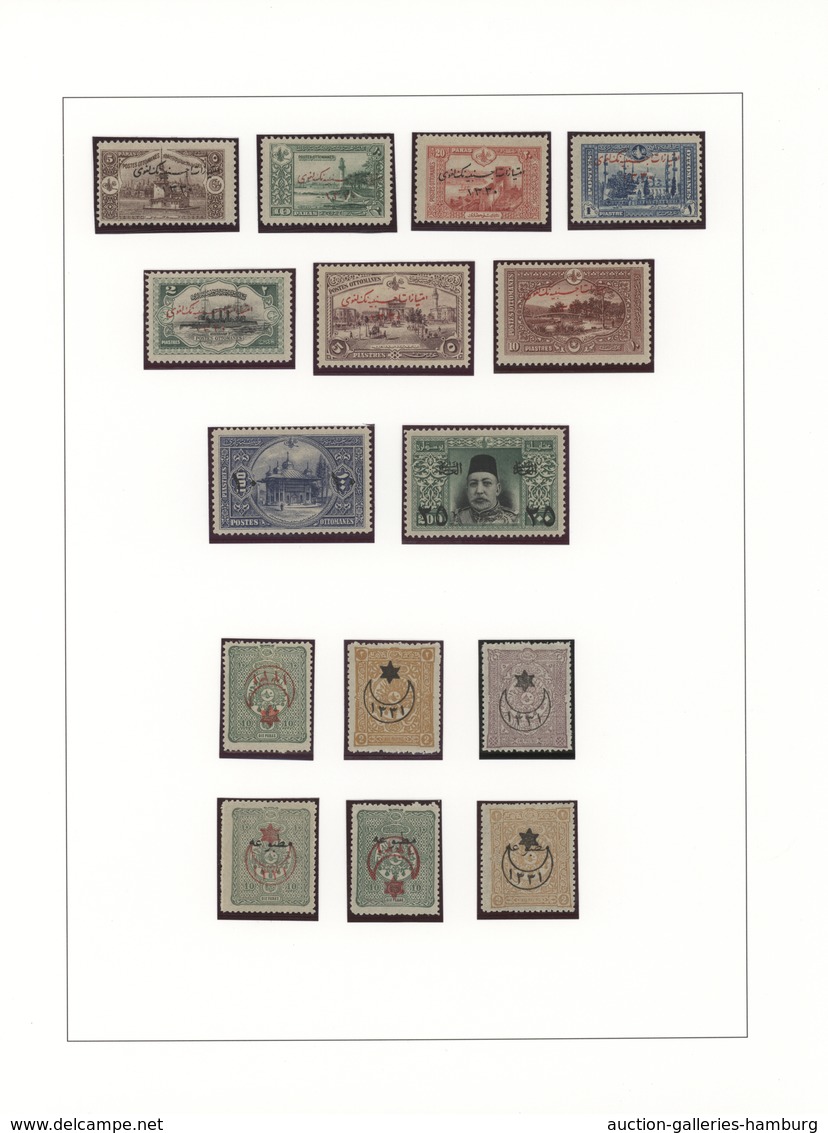 Türkei: 1876/1921, A Splendid Mint Collection Neatly Arranged On Album Pages, Well Collected Through - Nuevos