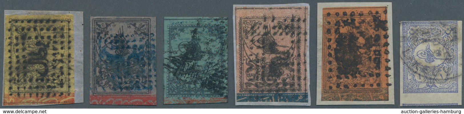 Türkei: 1863/1915 (ca.), Used And Mint Assortment Of Apprx. 68 Stamps Incl. Postage Dues, Comprising - Ungebraucht