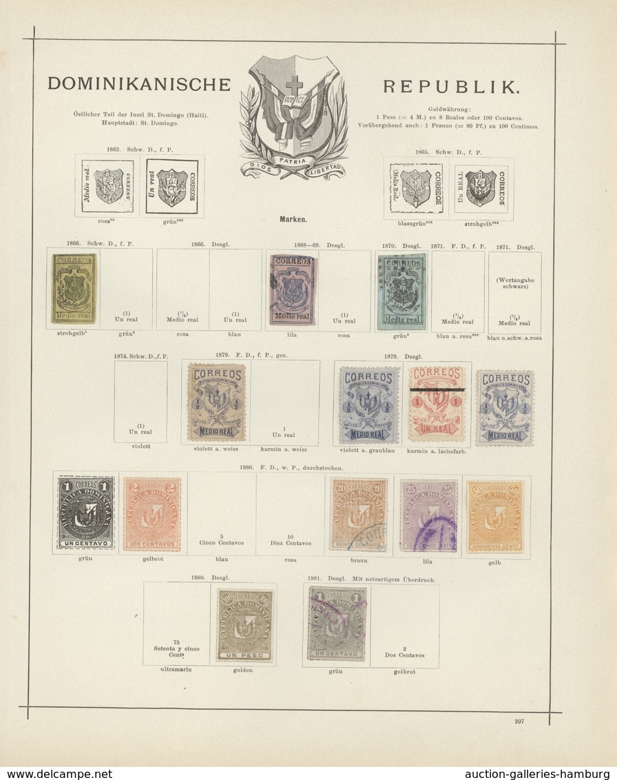 Mittel- Und Südamerika: MITTELAMERIKA, Nur Bis Ca. 1890, Schöne Sammlungen Der Gebiete Costa Rica, D - America (Other)