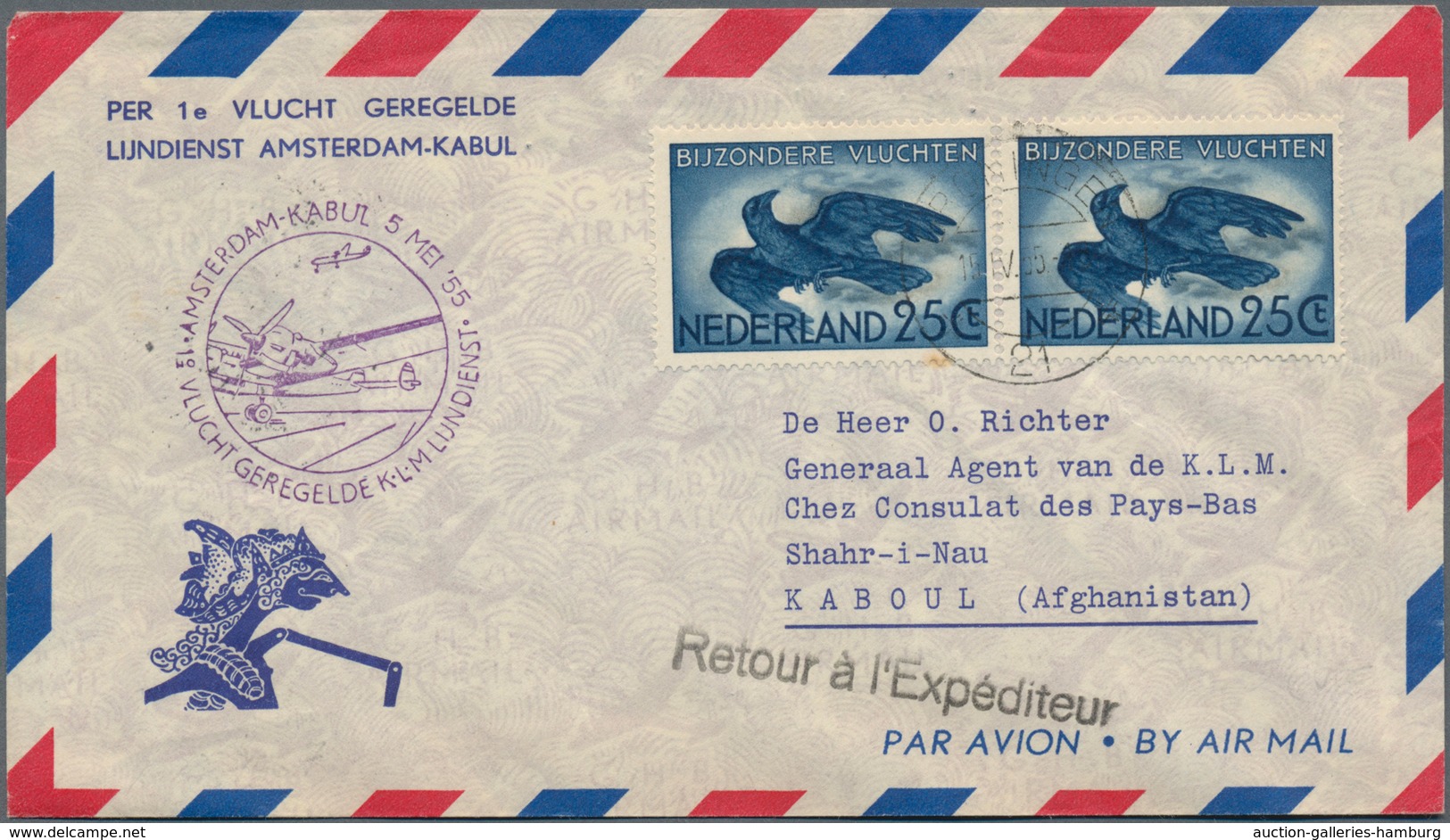 Afghanistan: 1928/1968, About 120 Covers Including A Great Deal Of Registered Airmail With Emphasis - Afghanistan