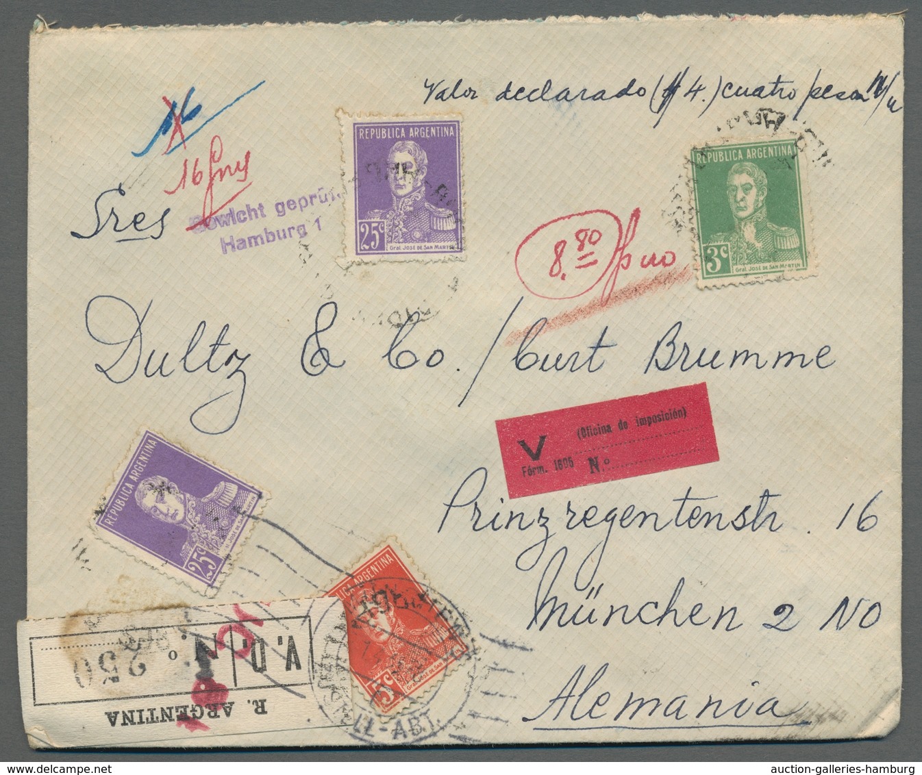 Argentinien: 1887-1936, Splendid Lot Of 28 Neat Early Covers With E.g. Better Destinations: Austria, - Sonstige & Ohne Zuordnung