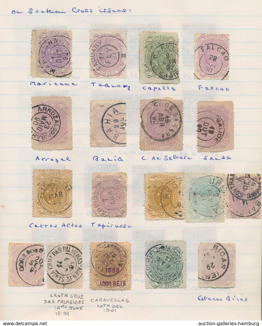 Brasilien: 1869/1900, Beautiful Lot Of More Than 260 Stamps, Mostly Don Pedro Issues, With Clear And - Sonstige & Ohne Zuordnung