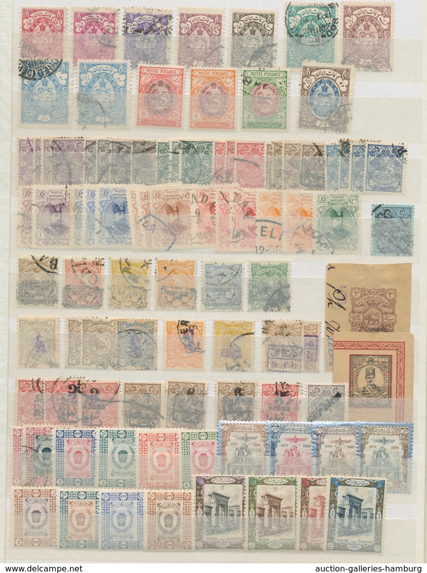 Iran: 1875-1991, Very Appealing, Mostly Cancelled Inventory Persia / Iran From The First Values On S - Irán