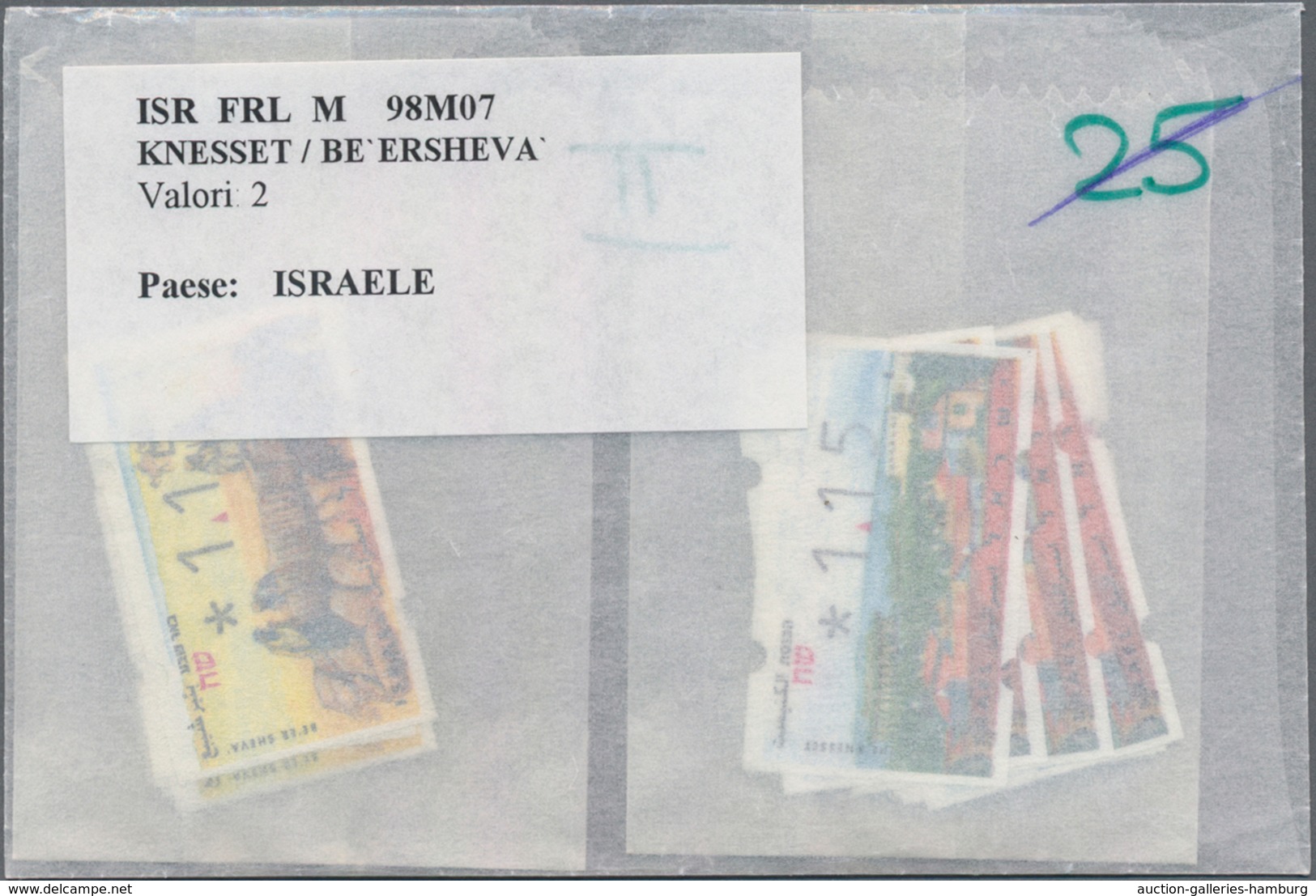 Israel: 1996/1998, accumulation with mainly MNH stamps, souvenir sheets and booklets, some first day