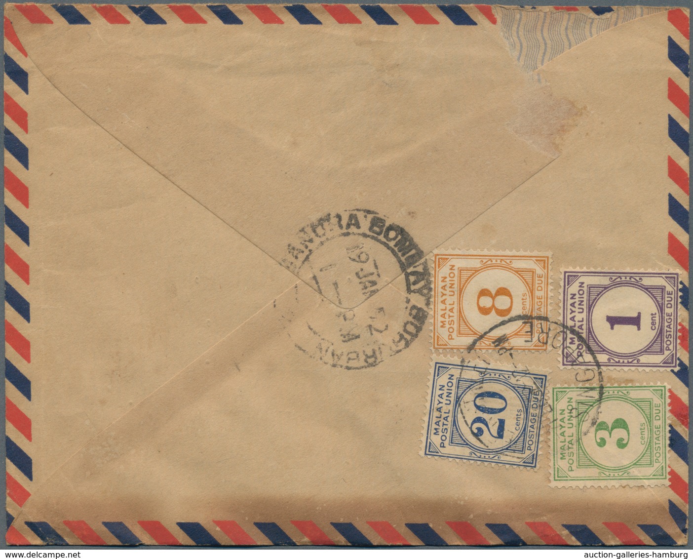 Malaiische Staaten: 1880's-1950's ca.: More than 500 covers, postcards and postal stationery items f