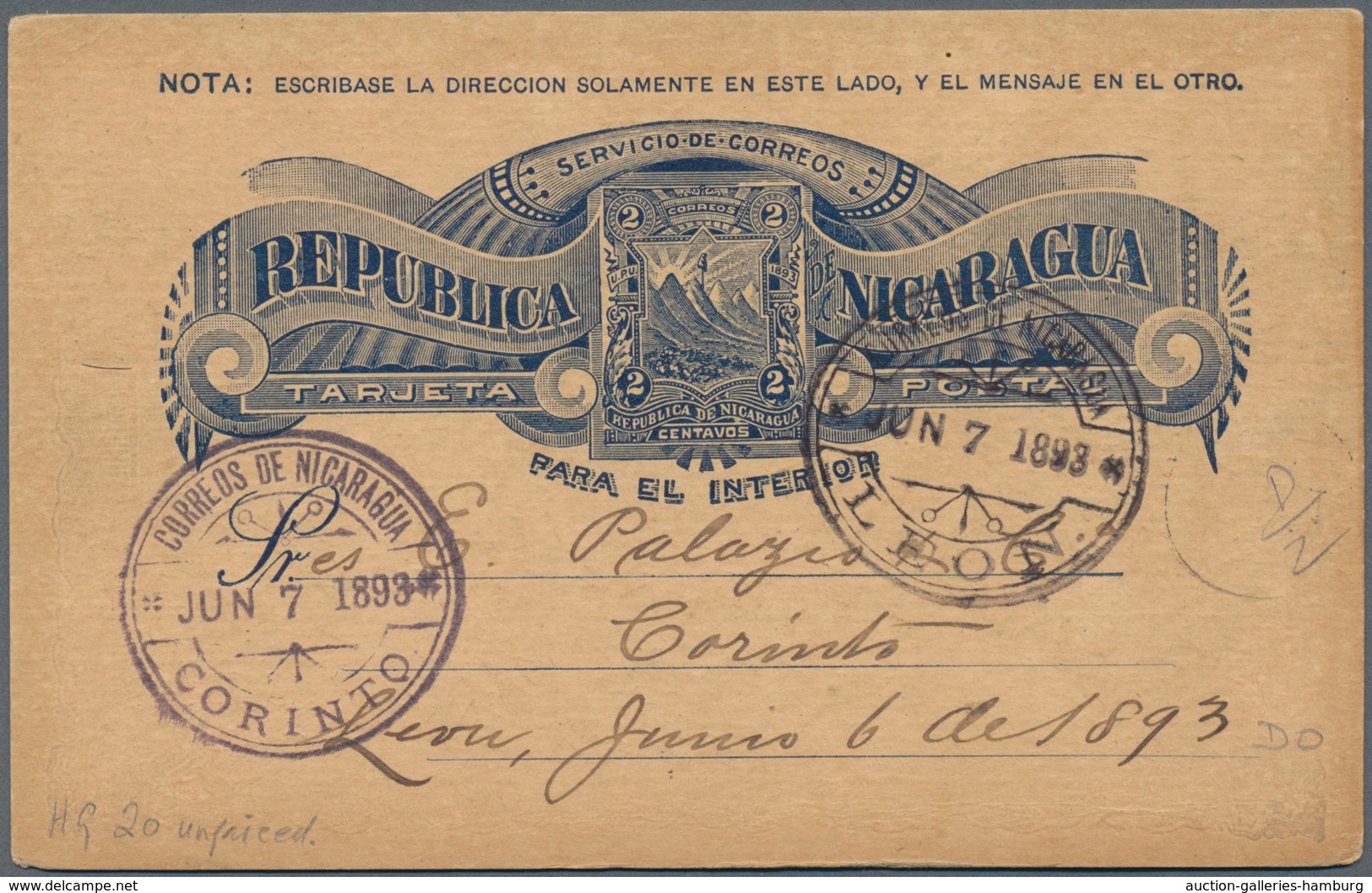Nicaragua: 1888/1950, 64 Covers And Cards Including 7 Used Stationery Cards. Furthermore Many Mnh St - Nicaragua