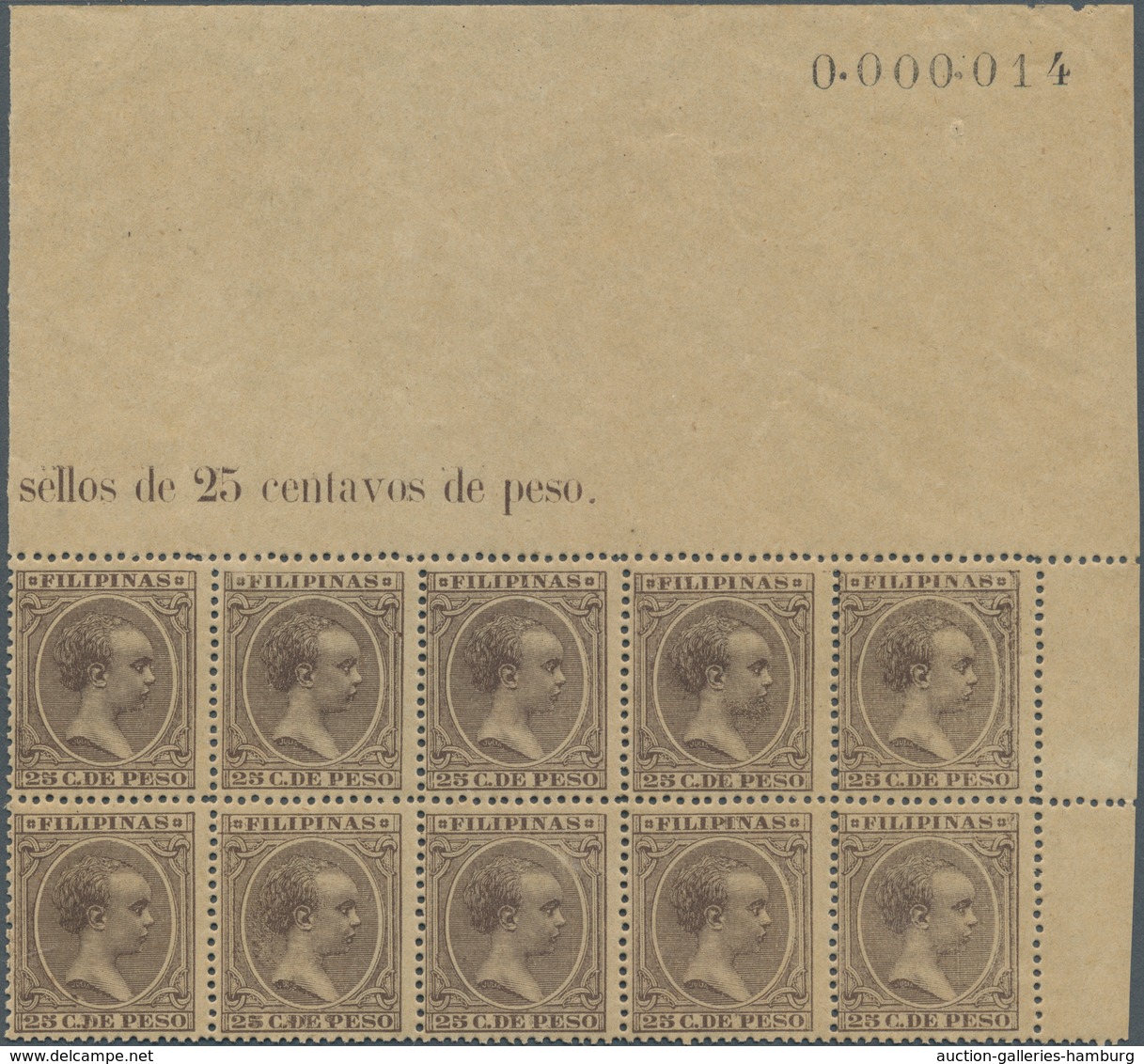 Philippinen: 1890/1899, Duplicates On 30 Large Stockcards With Several Interesting Issues Incl. Bloc - Philippinen