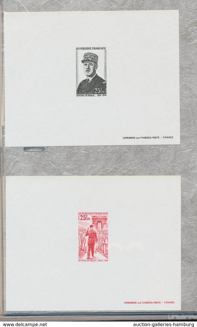 Reunion: EPREUVE DE LUXE: 1949-73, Reichhaltige Sammlung Von 70 Stück Ex Mi.Nr. 331 Bis Mi.Nr. 481 U - Sonstige & Ohne Zuordnung