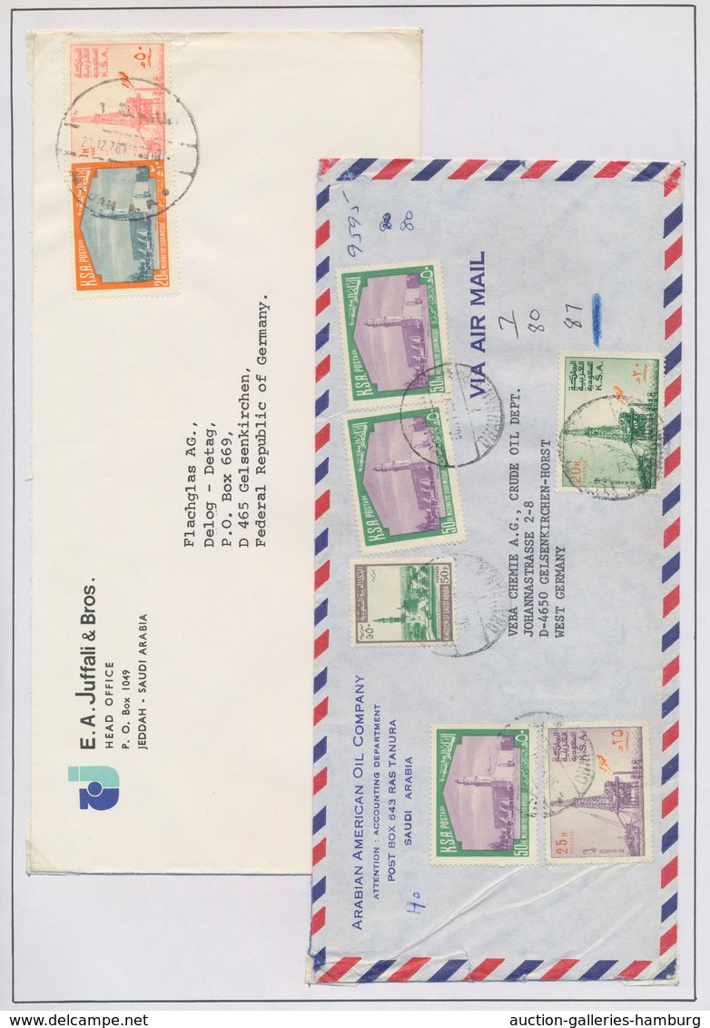 Saudi-Arabien: 1970/2000 (ca.), Collection Of Apprx. 150 (mainly Commercial) Covers, Chiefly Corresp - Saudi Arabia