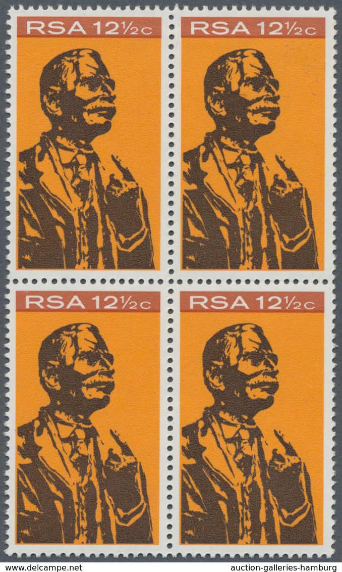 Südafrika: 1964/1974, Accumulation In Box With Complete Sets Mostly In Very Large Quantities Incl. 1 - Unused Stamps