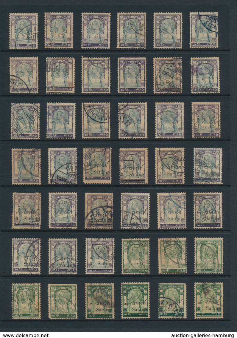 Thailand: 1883-modern, Collection of mint and used stamps from first issue, including some 1889-94 P