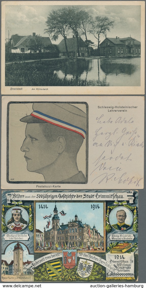 Ansichtskarten: 1900-1970 (ca.), Partie Von Etwa 230 Ansichtskarten Mit U.a. Sehr Viel Deutschland M - 500 CP Min.