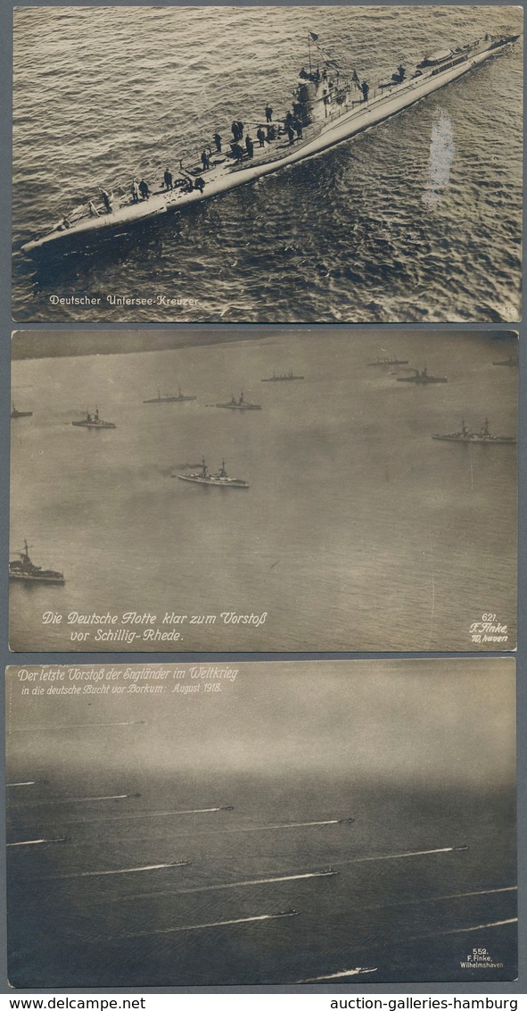 Ansichtskarten: Motive / Thematics: MARINE 1914/1918 (ca.), Partie Von Ca. 52 Verschiedenen Ansichts - Sonstige & Ohne Zuordnung