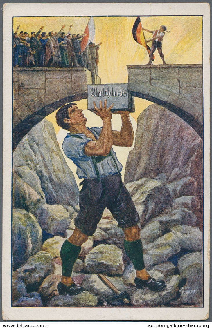 Ansichtskarten: Österreich: 1897/1925 Ca., PATRIOTISCHE ANSICHTSKARTEN, Attraktives Konvolut Mit übe - Other & Unclassified